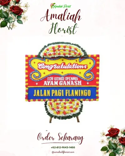 Bunga Papan Congratulation di 30 Ilir